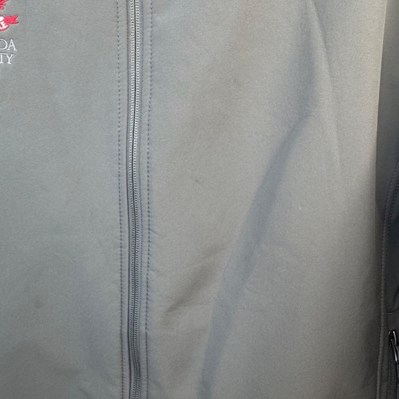Port Authority Loma Linda University Health Mens Gray Soft Shell Zip Jacket 2XL - Picture 15 of 16